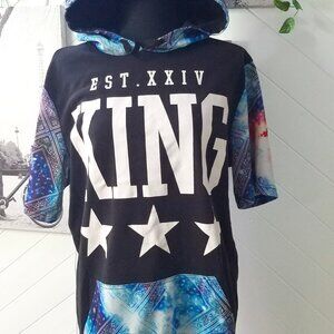 Five by Five Masterpiece Sweaters Short Sleeve Tie-dye Hoodie